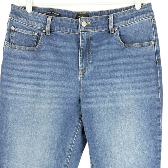 Talbots Women's Everyday Relaxed Stretch High Rise Blue Denim Jeans Size 14P - Picture 3 of 11